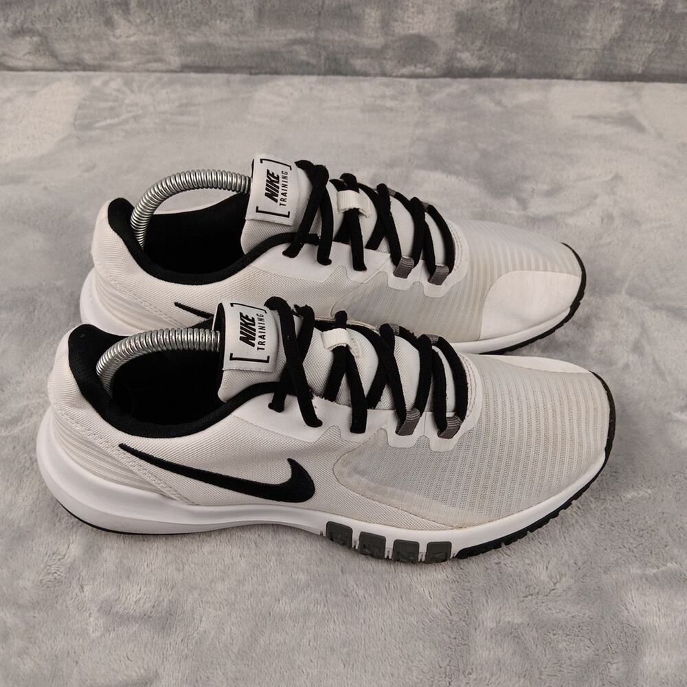Nike Flex Control TR4 Men's Size 8.5 Running Training Shoes White Black Gray - Picture 5 of 10